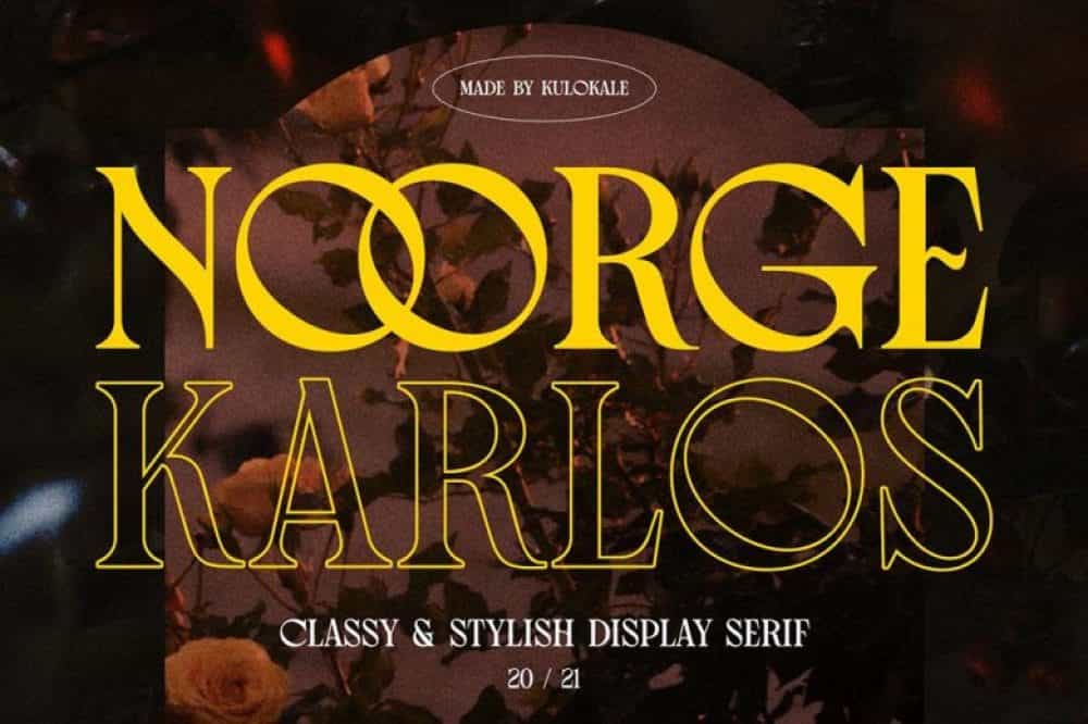 Noorge Karlos Font Image 1