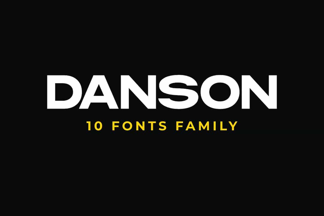 Danson Font Image 1