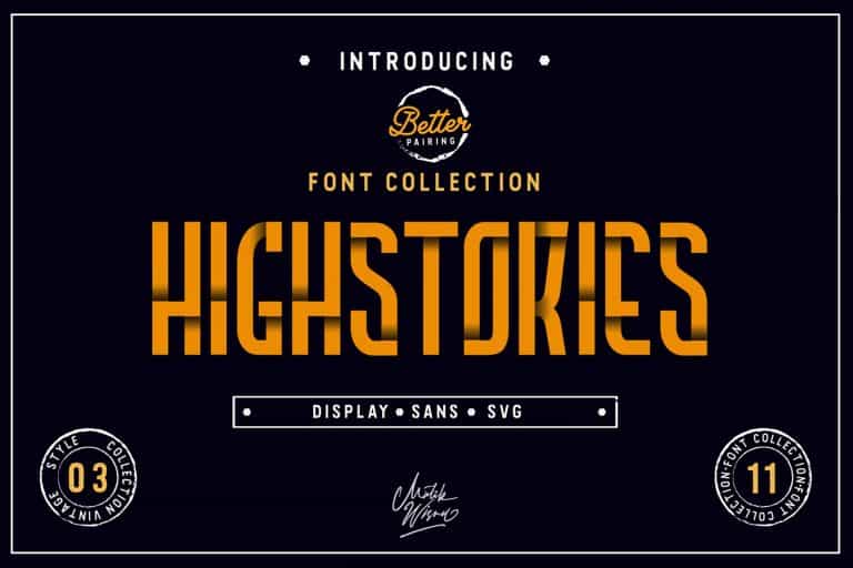 Highstories Font Family Image 1