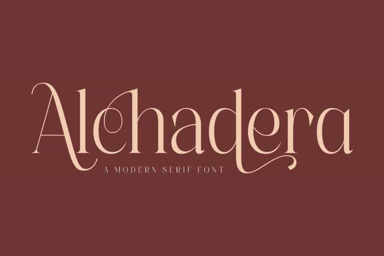 Alchadera Font Image 1