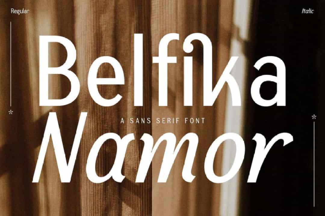 Belfika Namor Font Image 1
