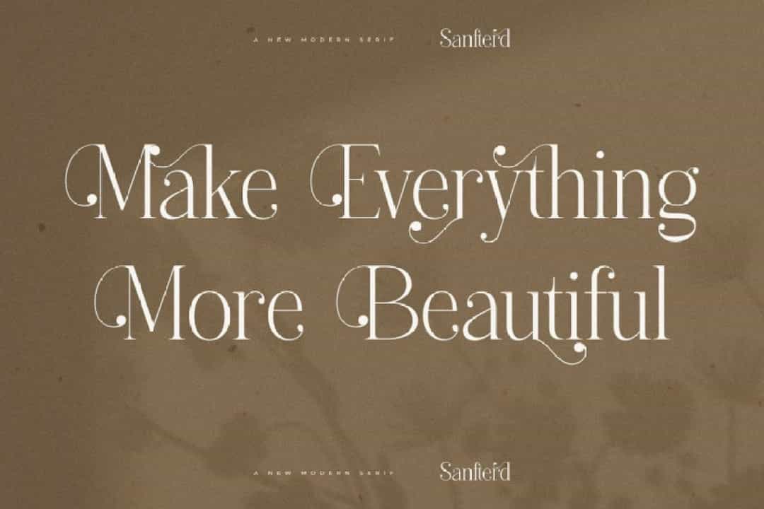 Sanfterd Font Image 2
