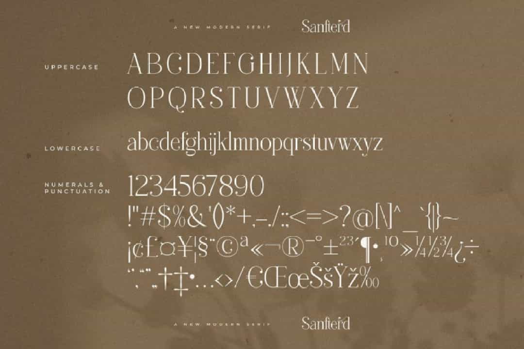 Sanfterd Font Image 3