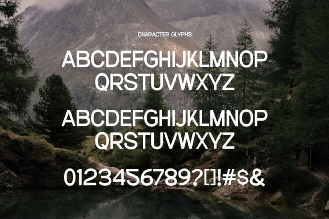 Ascenic Font Image 3