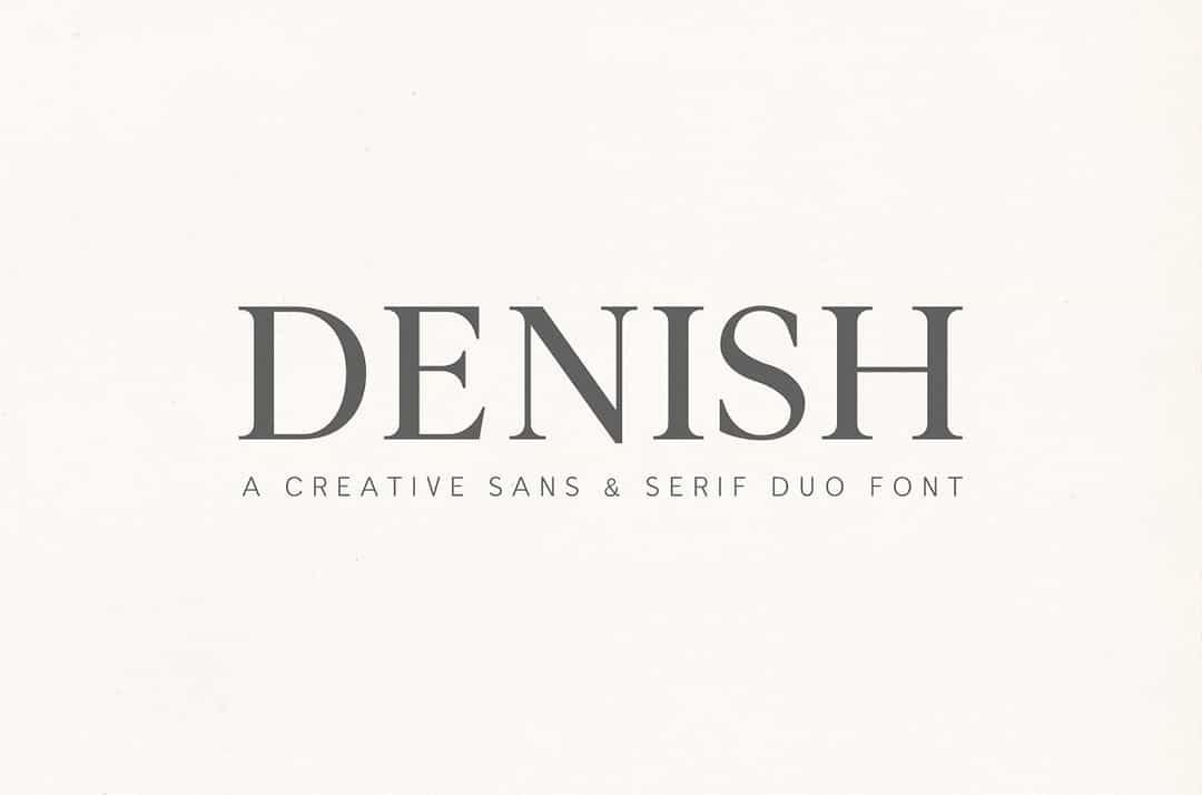 Denish Font Image 1