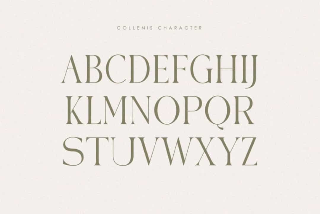 Collenis Font Image 2