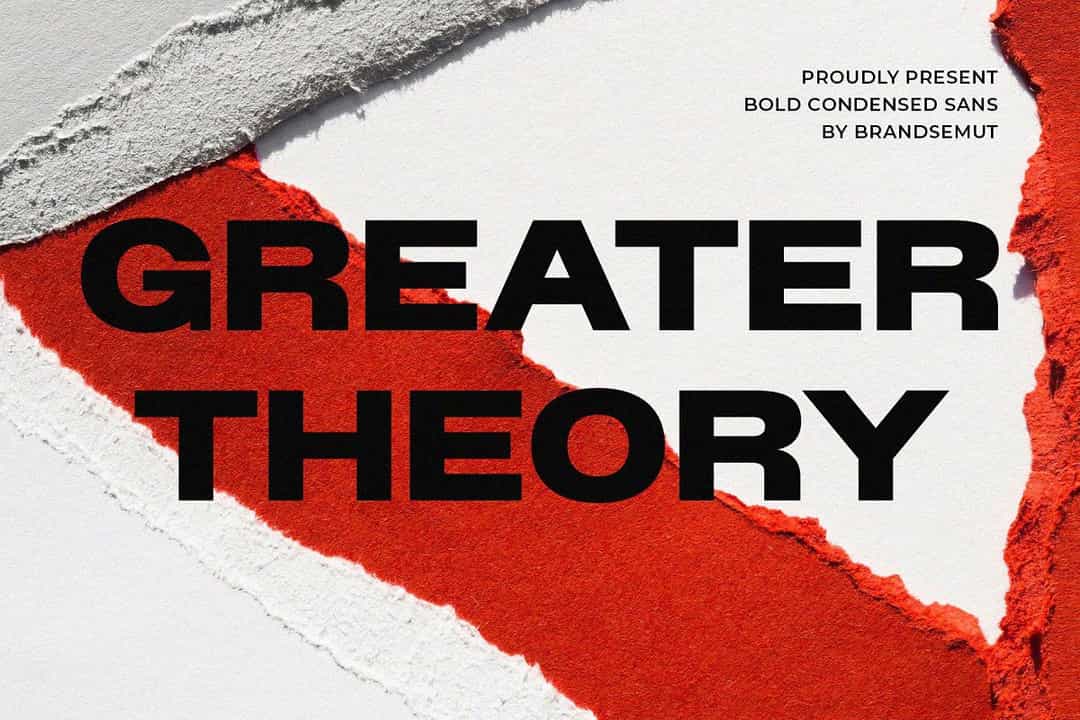 Greater Theory Font Image 1