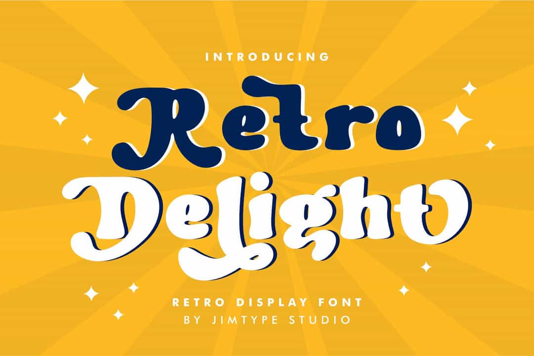 Retro Delight Font Image 1