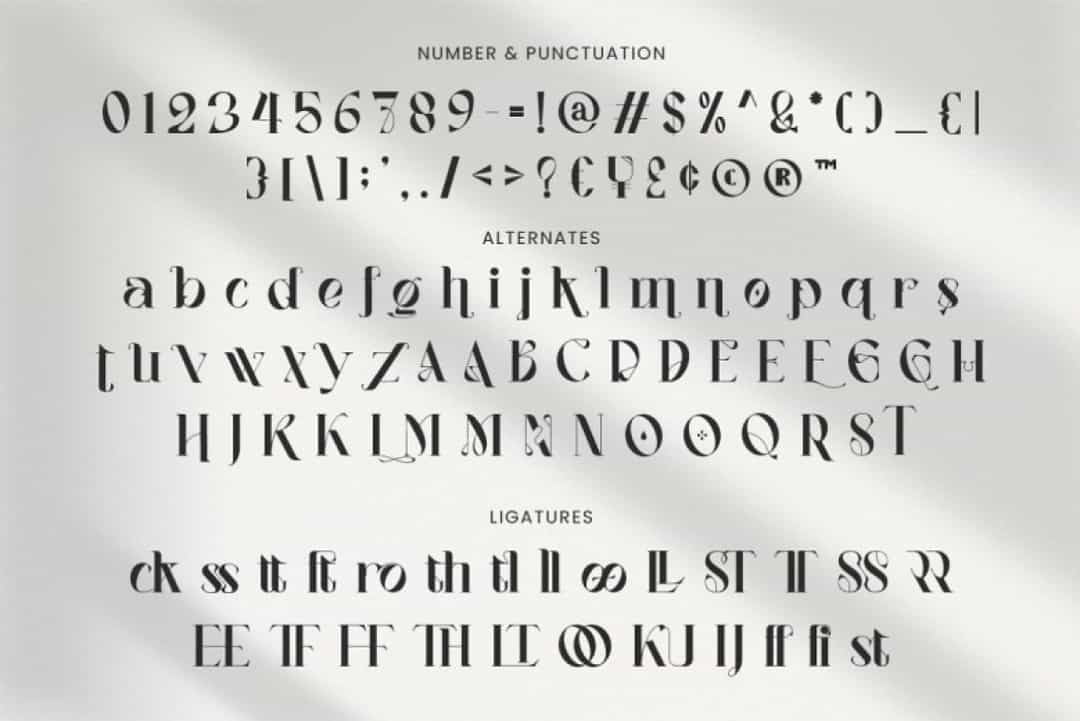 Vagues Font Image 3