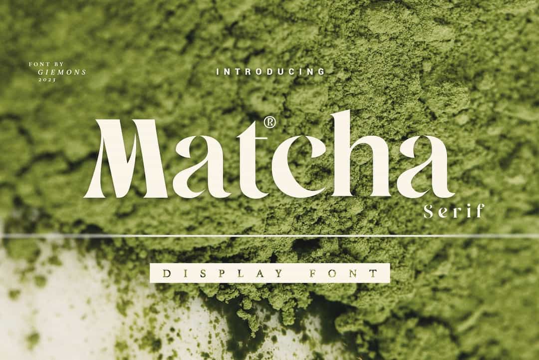 Matcha Serif Font Image 1