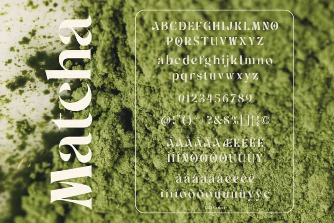 Matcha Serif Font Image 3
