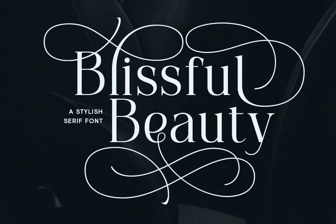 Blissful Beauty Font Image 1