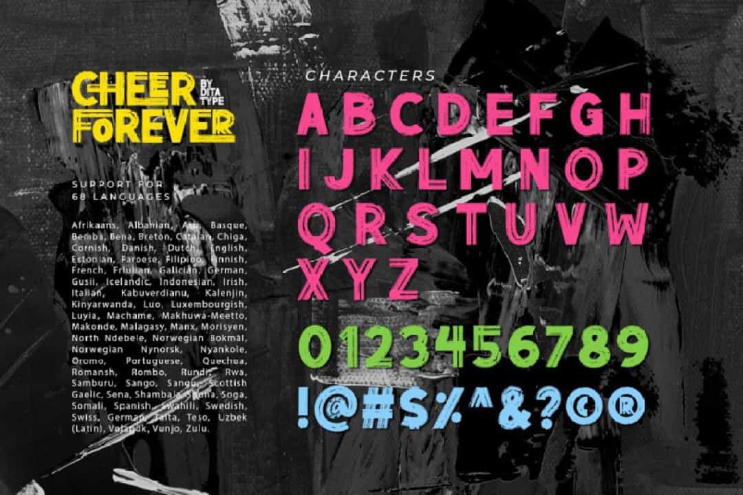 Cheer Forever Font Image 3