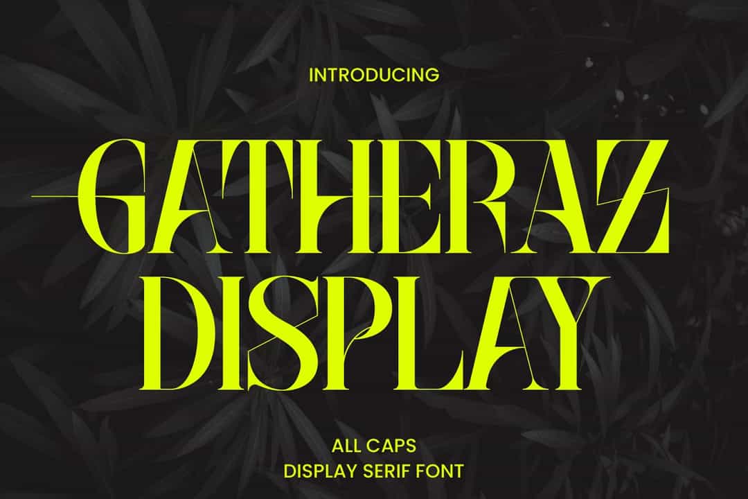 Gatheraz Font Image 1