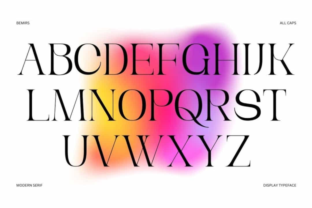 Bemirs Font Image 2