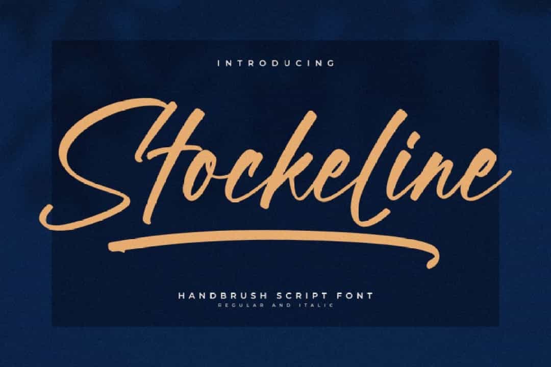 Stockeline Font Image 1