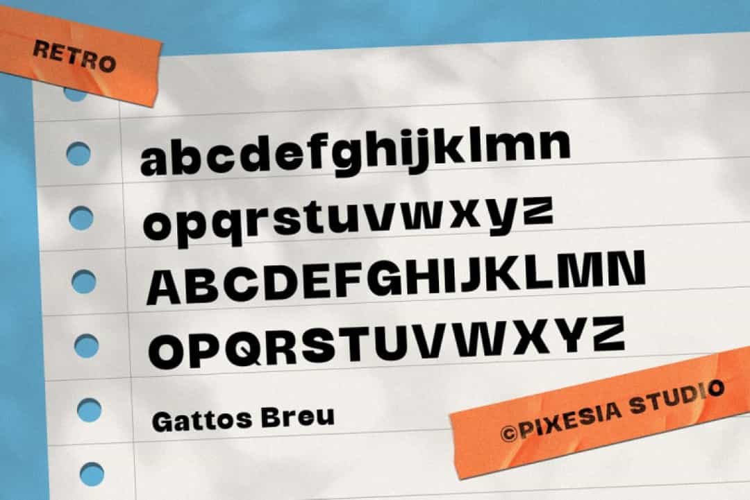 Gattos Breu Font Image 2