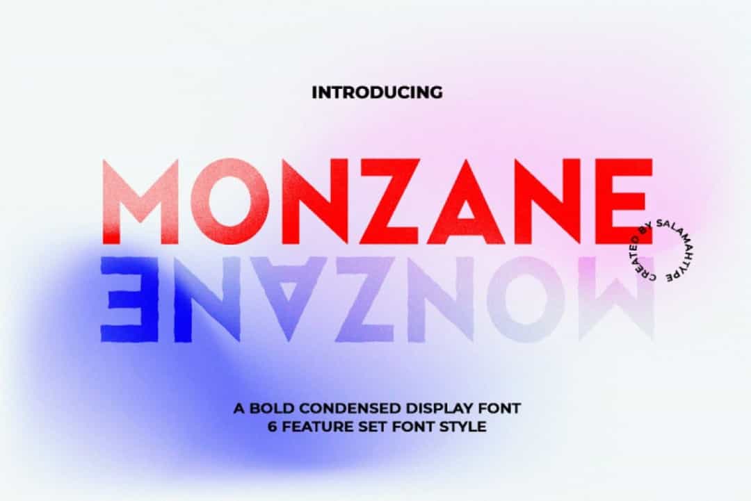 Monzane Font Image 1