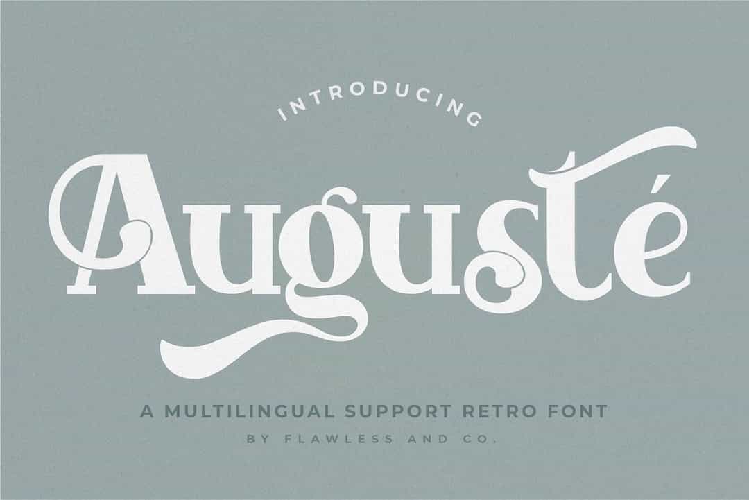 Auguste Font Image 1