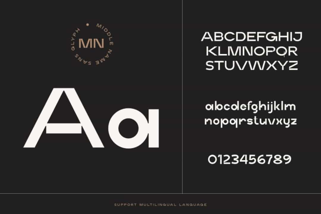 Middle Name Font Image 3