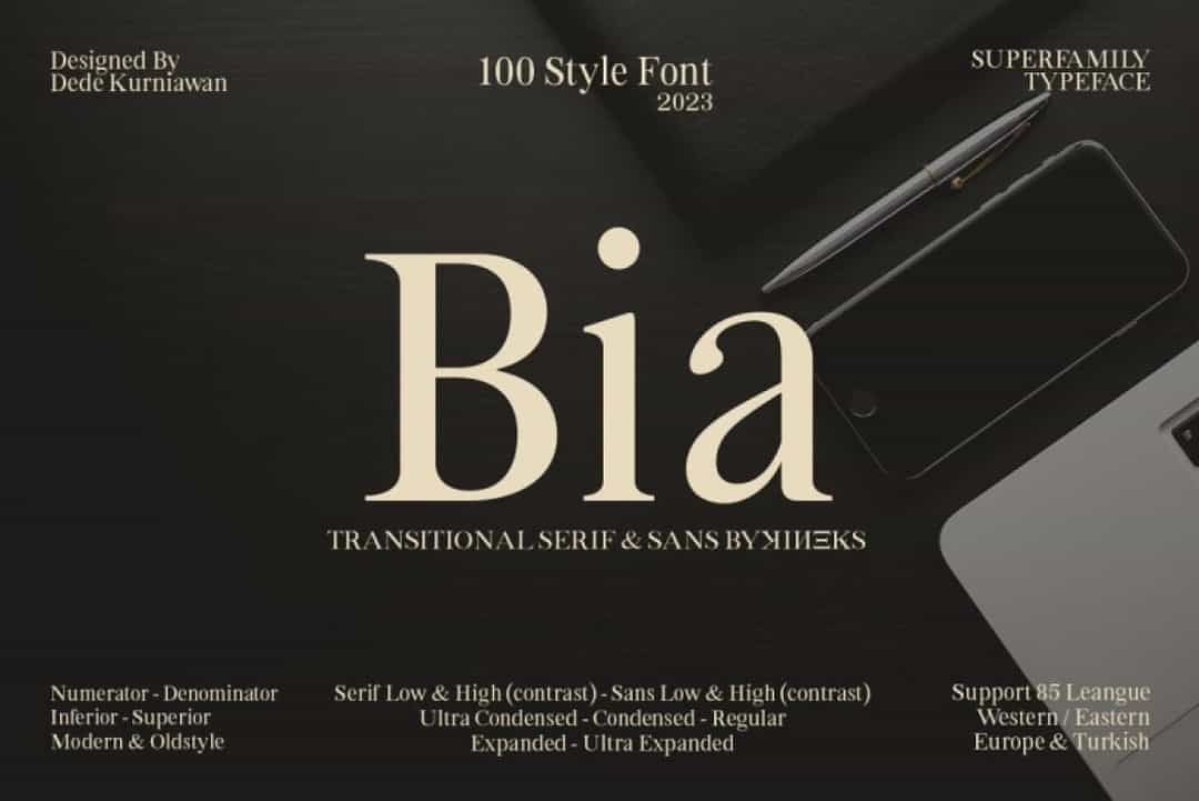 Bia Font Image 1