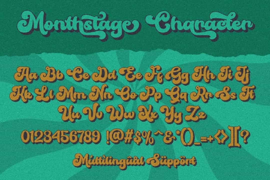 Monthstage Font Image 3