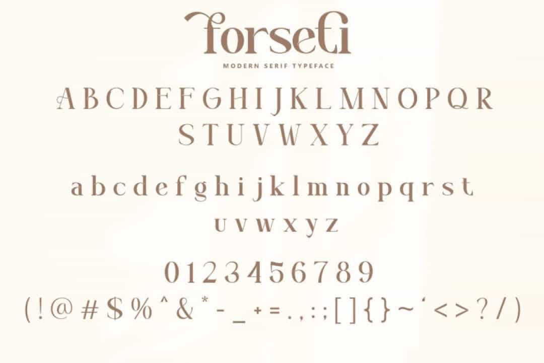 Forseti Font Image 3