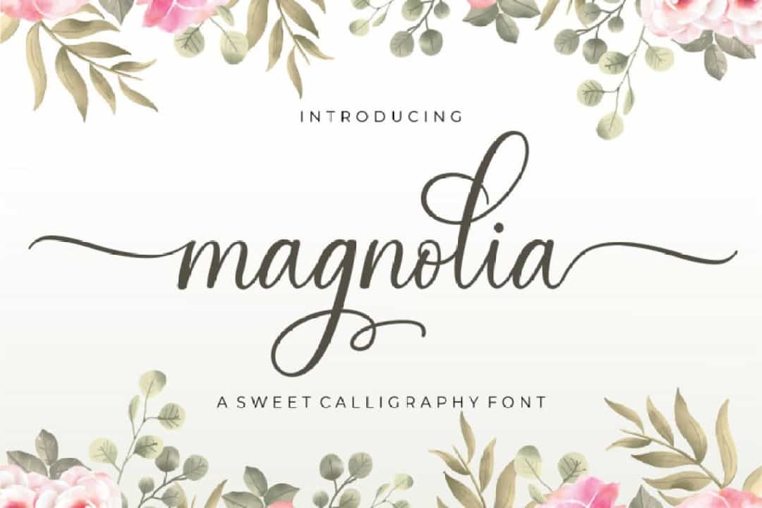 Magnolia Font Image 1