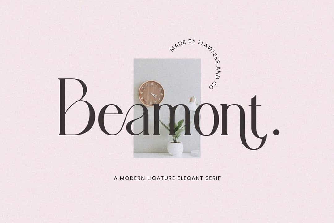 Beamont Font Image 1