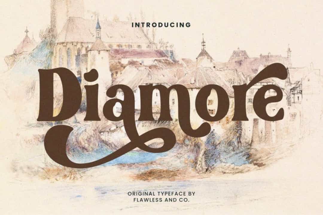 Diamore Font Image 1