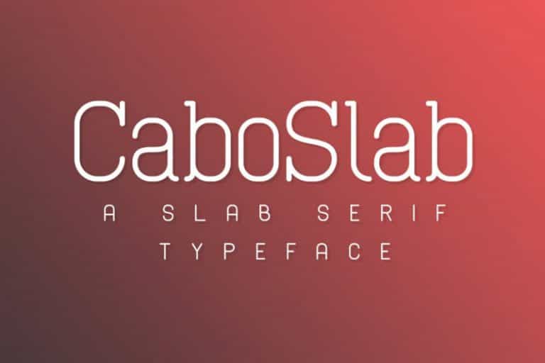 Cabo Rounded and Slab Font Duo Image 1