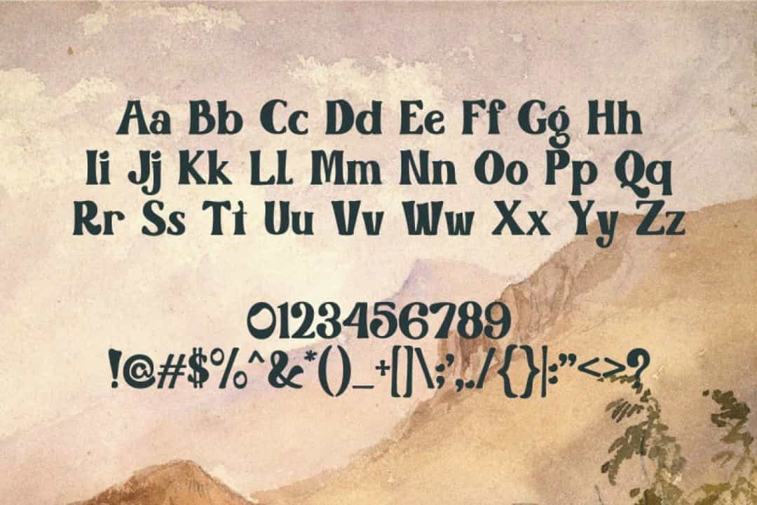 Diamore Font Image 3