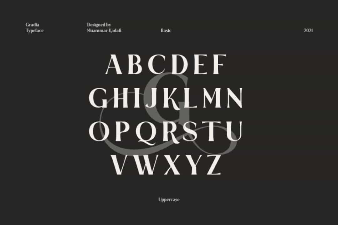 Gradia Font Image 2