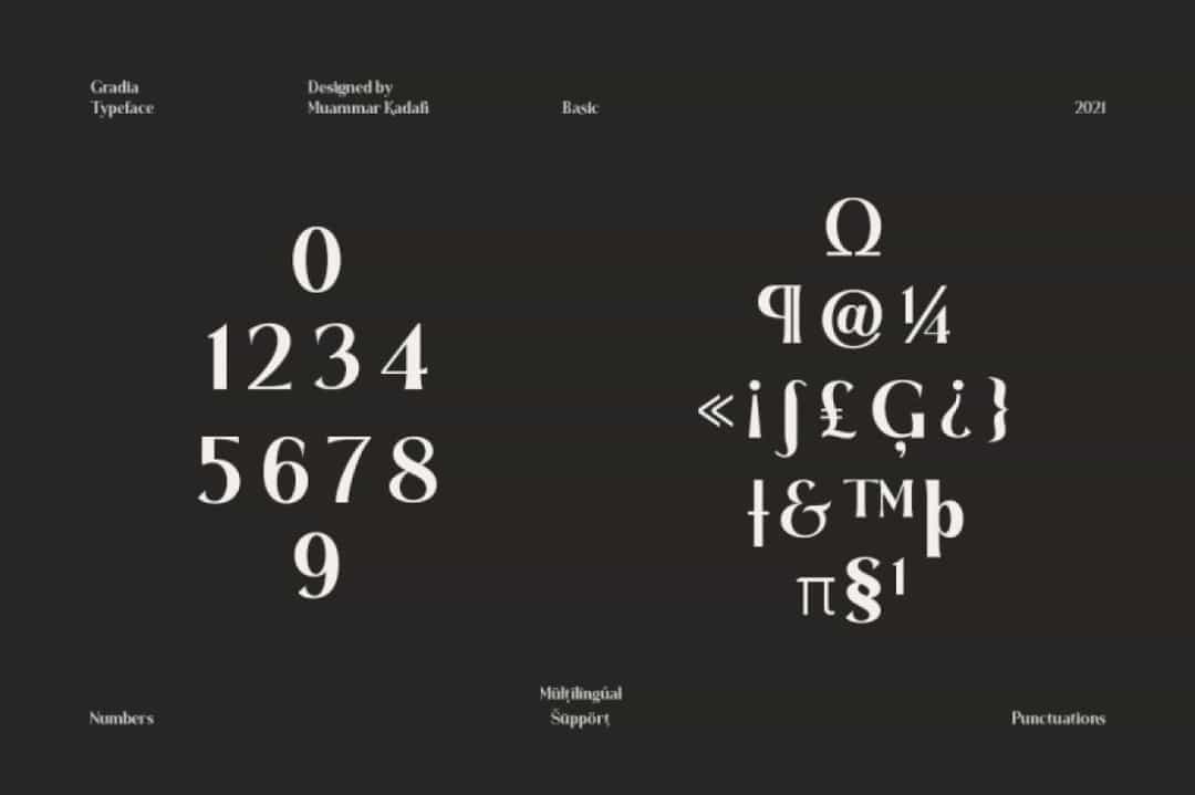Gradia Font Image 4