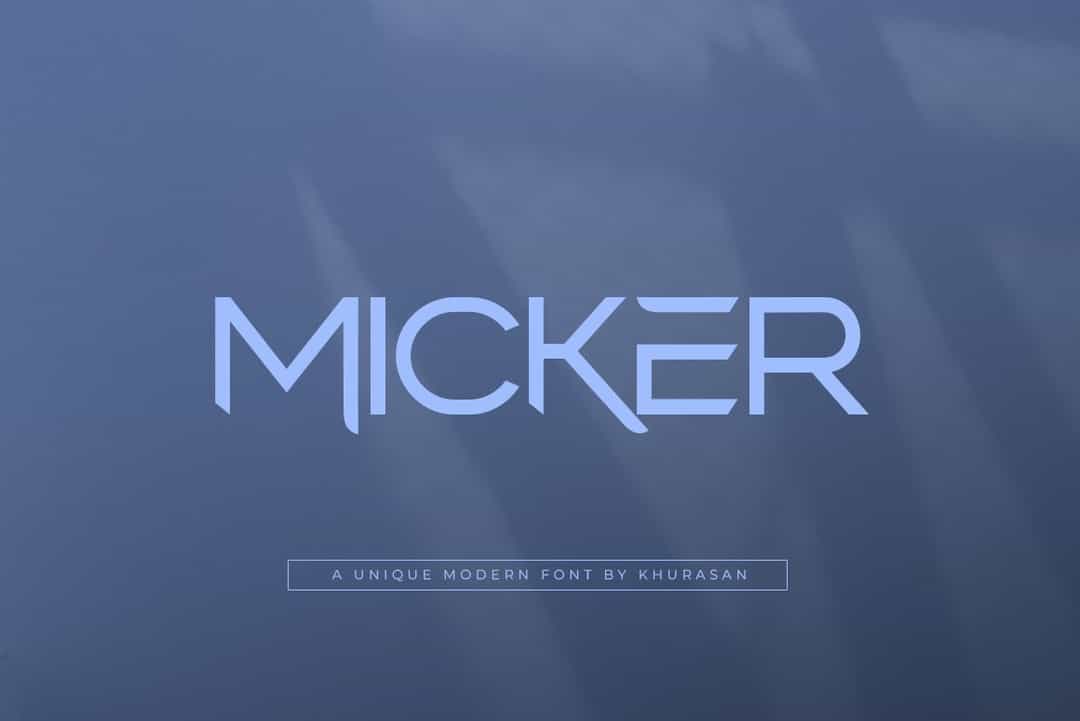 Micker Font Image 1