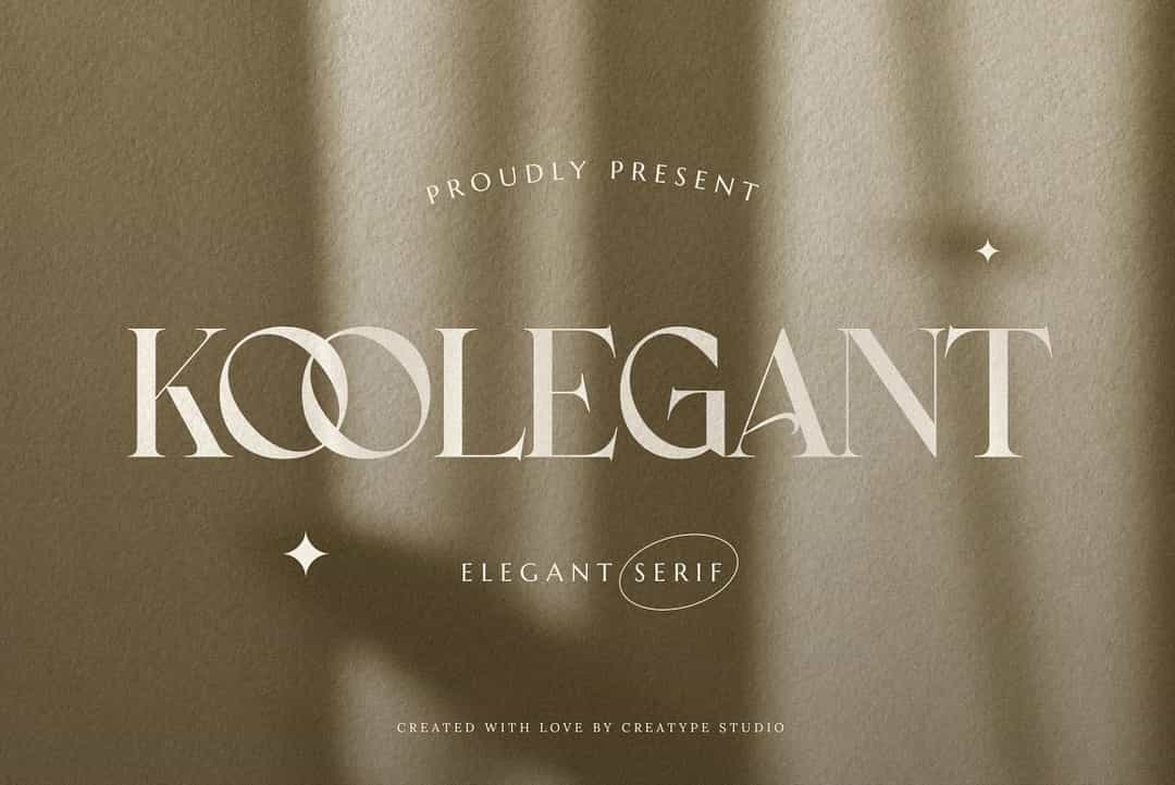 Koolegant Font Image 1