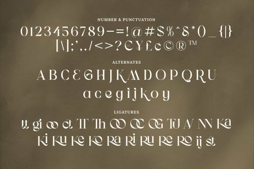 Koolegant Font Image 3