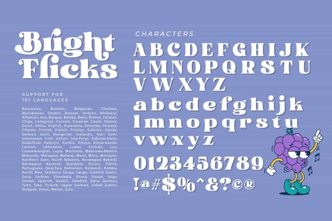 Bright Flicks Font Image 3