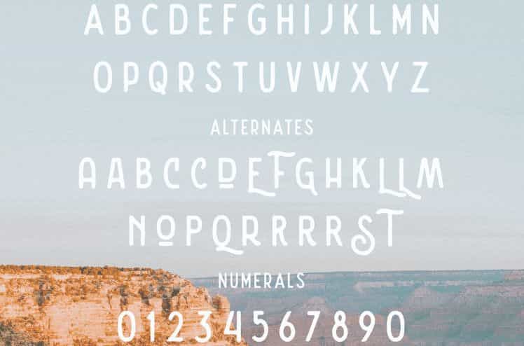 Nature Spirit Vintage Font Image 2