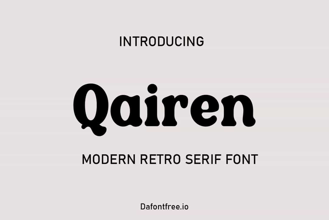 Qairen Font Image 1