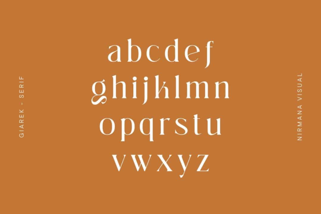 Giarek Font Image 3