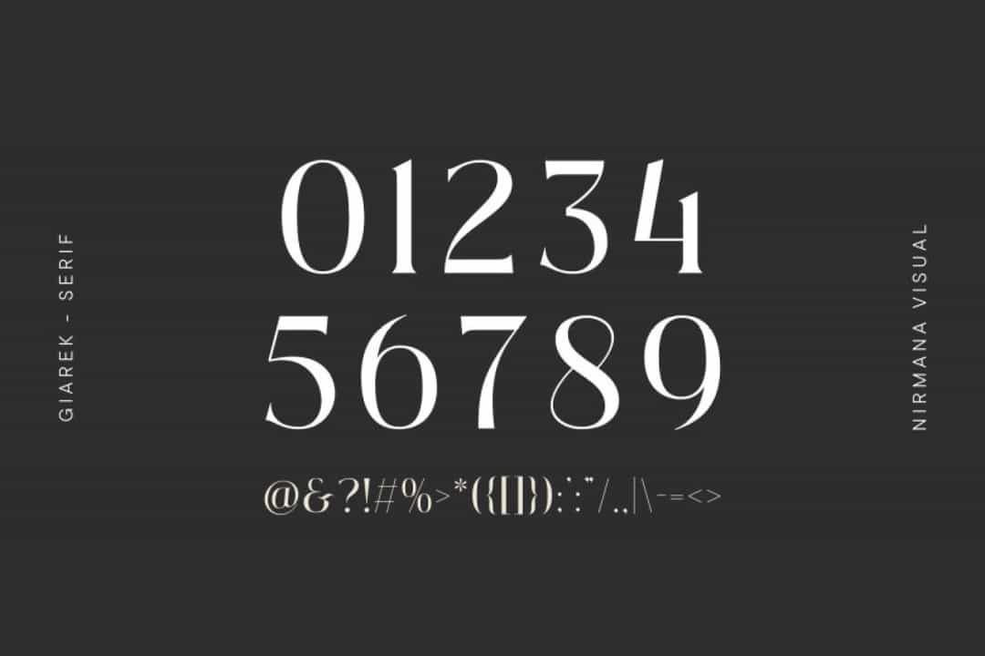 Giarek Font Image 4