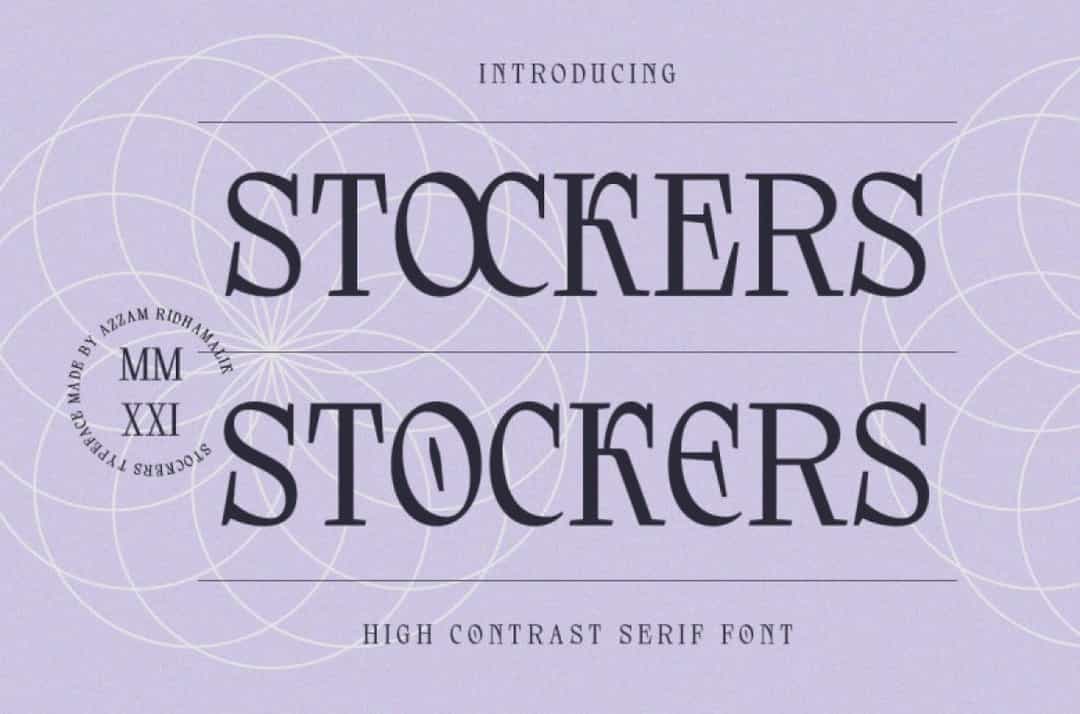 Stockers Font Image 1