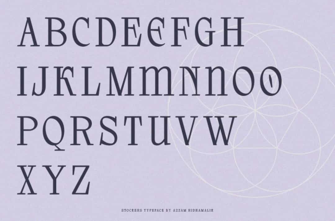 Stockers Font Image 2