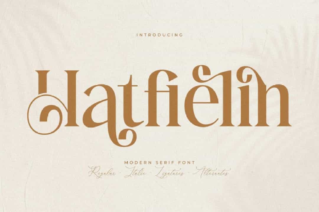 Hatfielin Font Image 1