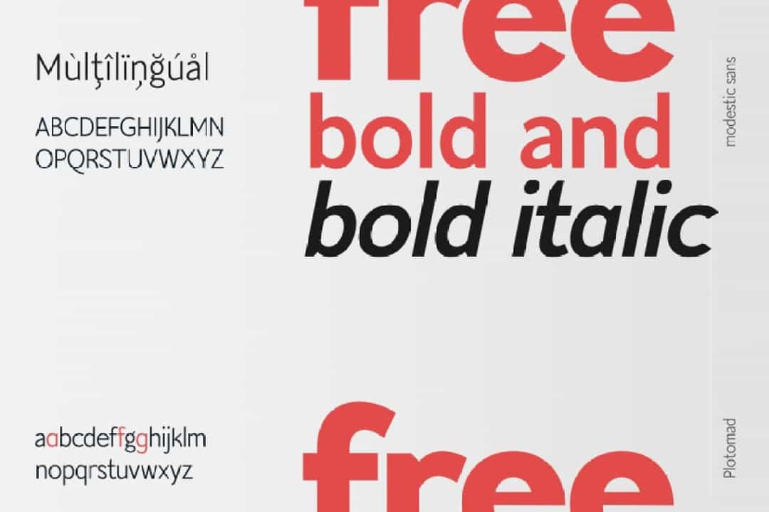 Modestic Sans Font Image 3