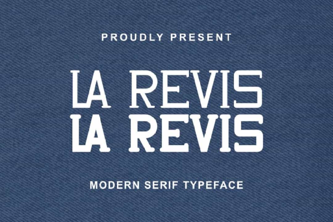 La Revis Font Image 1