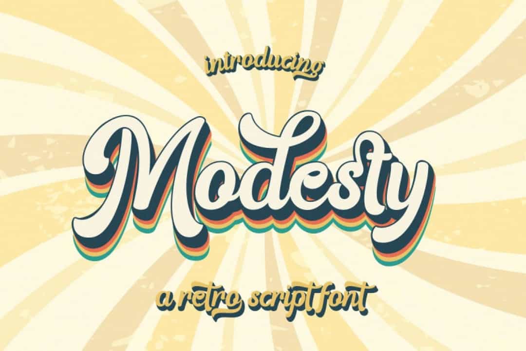 Modesty Font Image 1