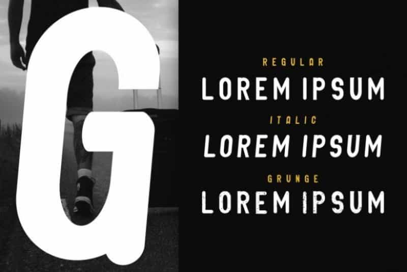 GLIFORD Typeface Image 2