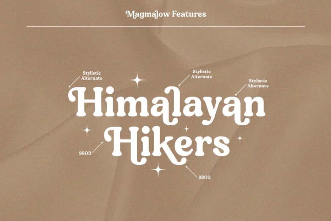 Magmalow Font Image 2